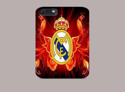 قاب موبایل با طرح لوگوی آتشین رئال مادرید